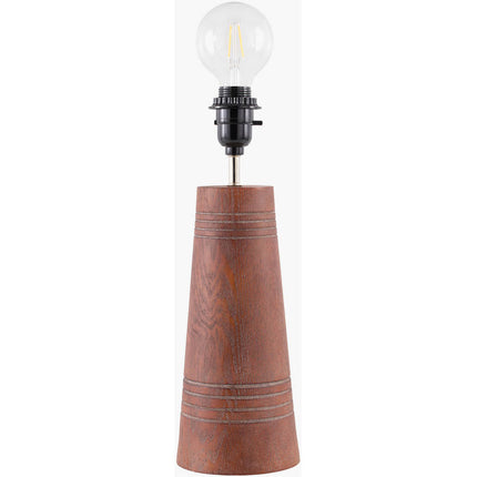 Nainoa Modern Dark Brown Table Lamp Lighting TriadCommerceInc