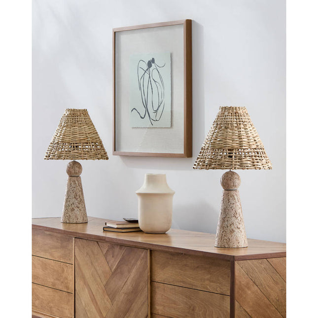 Lathisa Modern Lighrt Gray/Brown Table Lamp Home Decor > Lighting > Lamp > Table Lamps TriadCommerceInc