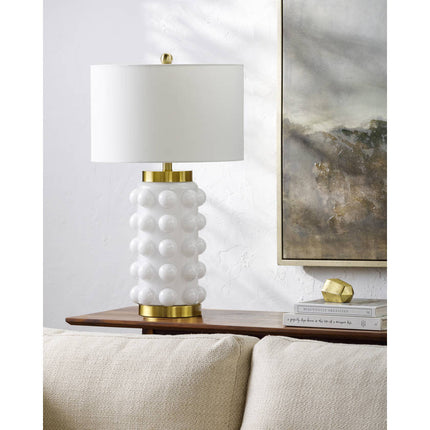 Kendel Traditional White Table Lamp Lighting TriadCommerceInc