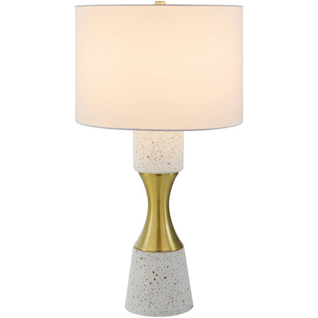 Monty Rustic White/Gold Table Lamp Home Decor > Lighting > Lamp > Table Lamps TriadCommerceInc