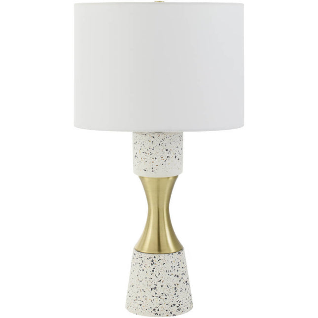 Monty Rustic White Table Lamp Home Decor > Lighting > Lamp > Table Lamps TriadCommerceInc 29"H x 15"W x 15"D