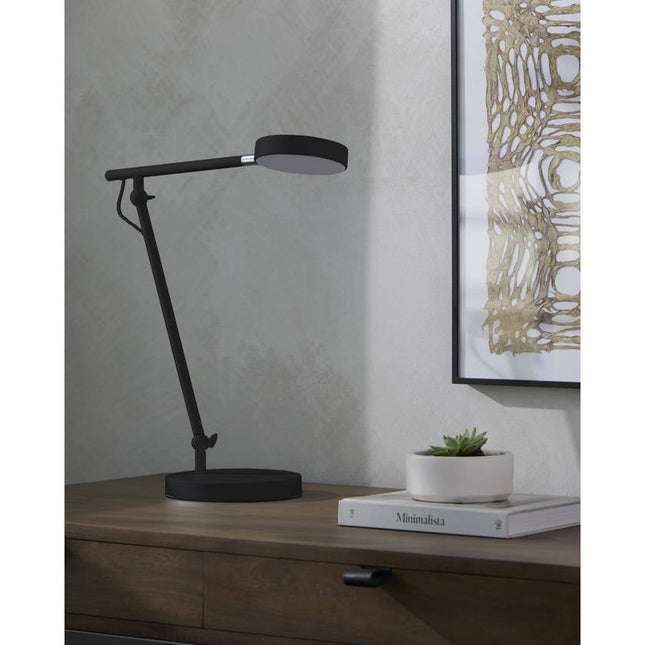 Von Rustic Black Table Lamp Lighting TriadCommerceInc