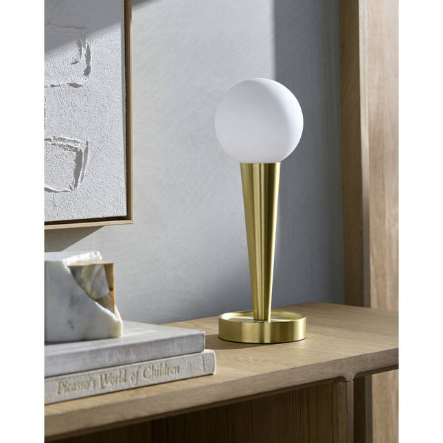Dorchester Modern Metallic - Gold Table Lamp Lighting TriadCommerceInc