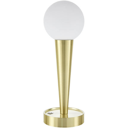 Dorchester Modern Metallic - Gold Table Lamp Lighting TriadCommerceInc 18"H x 5"W x 5"D