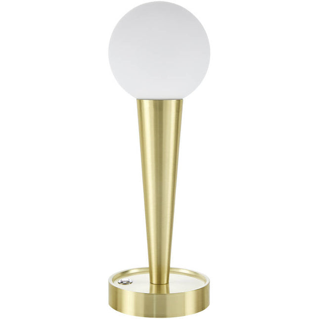 Dorchester Modern Metallic - Gold Table Lamp Lighting TriadCommerceInc 18"H x 5"W x 5"D