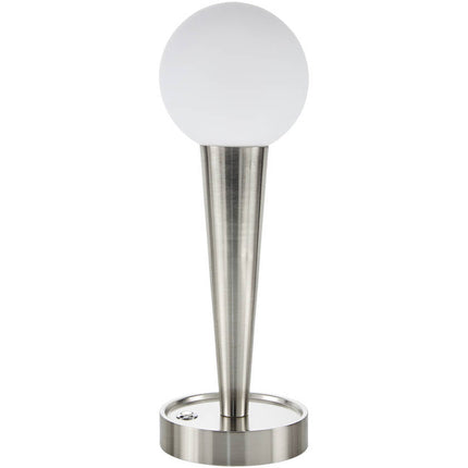 Dorchester Modern Metallic - Nickel Table Lamp Home Decor > Lighting > Lamp > Table Lamps TriadCommerceInc 18"H x 5"W x 5"D