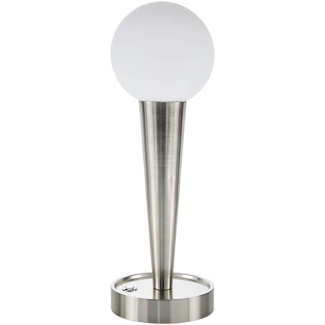 Dorchester Modern Metallic - Nickel Table Lamp Home Decor > Lighting > Lamp > Table Lamps TriadCommerceInc 18"H x 5"W x 5"D