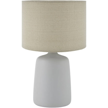 Juprelle Modern White Table Lamp Home Decor > Lighting > Lamp > Table Lamps TriadCommerceInc 16"H x 10"W x 10"D