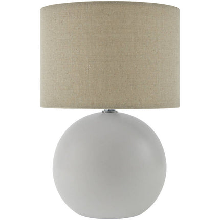 Donelle Modern White Table Lamp Home Decor > Lighting > Lamp > Table Lamps TriadCommerceInc 10"H x 8"W x 8"D