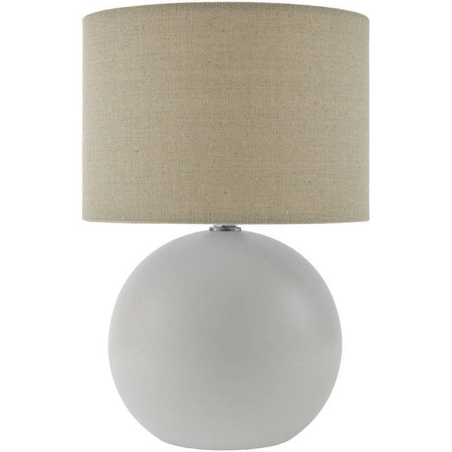 Donelle Modern White Table Lamp Home Decor > Lighting > Lamp > Table Lamps TriadCommerceInc 10"H x 8"W x 8"D