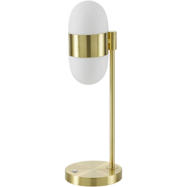 Verwood Modern Metallic - Gold Table Lamp Home Decor > Lighting > Lamp > Table Lamps TriadCommerceInc 20"H x 6"W x 6"D
