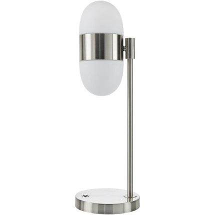 Navin Modern Metallic - Nickel Table Lamp Home Decor > Lighting > Lamp > Table Lamps TriadCommerceInc 20"H x 6"W x 6"D