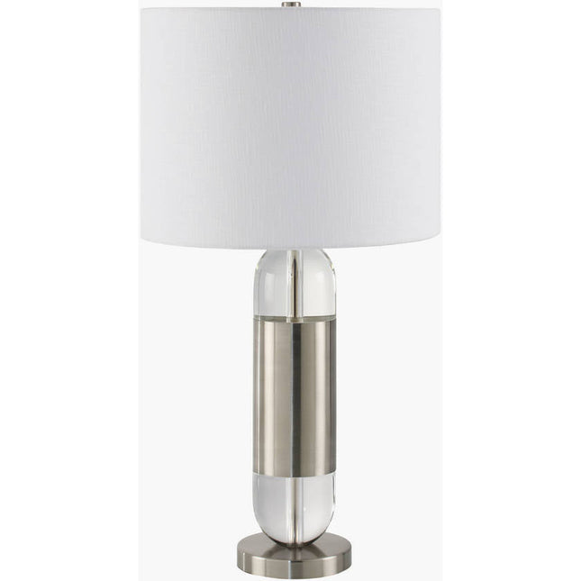 Shantel Modern Metallic - Nickel Table Lamp Home Decor > Lighting > Lamp > Table Lamps TriadCommerceInc 29"H x 15"W x 15"D