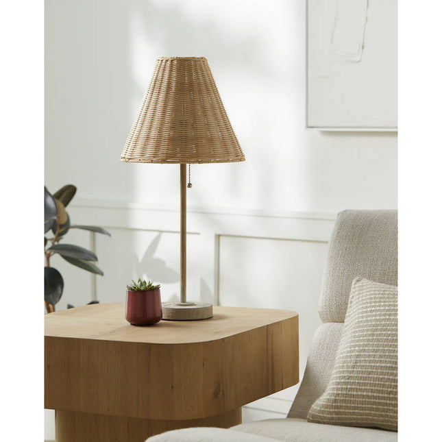 Taneisha Rustic Light Gray Table Lamp Home Decor > Lighting > Lamp > Table Lamps TriadCommerceInc