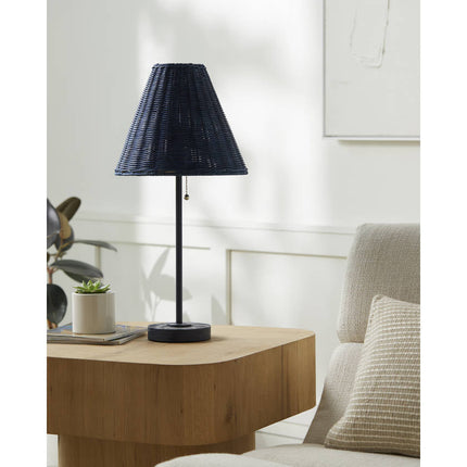 Taneisha Rustic Blue Table Lamp Home Decor > Lighting > Lamp > Table Lamps TriadCommerceInc