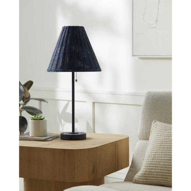 Taneisha Rustic Blue Table Lamp Home Decor > Lighting > Lamp > Table Lamps TriadCommerceInc