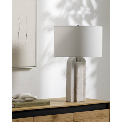 Elspeth Global White Table Lamp Home Decor > Lighting > Lamp > Table Lamps TriadCommerceInc