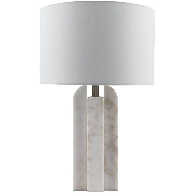 Elspeth Global White Table Lamp Home Decor > Lighting > Lamp > Table Lamps TriadCommerceInc 26"H x 16"W x 16"D