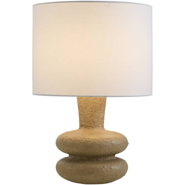 Aubrea Rustic Beige Table Lamp Home Decor > Lighting > Lamp > Table Lamps TriadCommerceInc