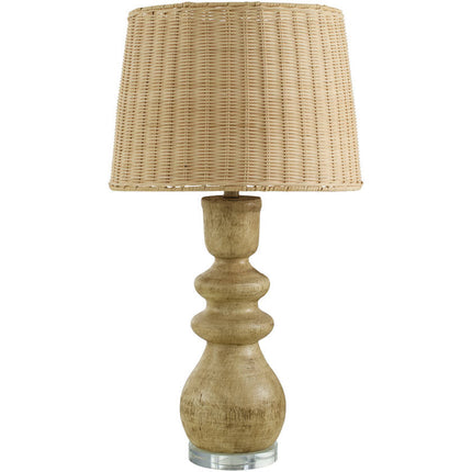Allenhurst Rustic Brown Table Lamp Home Decor > Lighting > Lamp > Table Lamps TriadCommerceInc 29"H x 13"W x 13"D