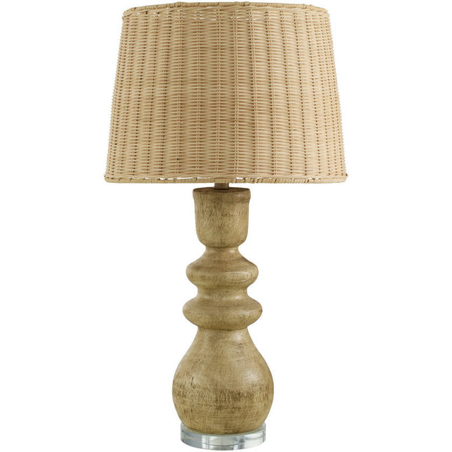 Allenhurst Rustic Brown Table Lamp Home Decor > Lighting > Lamp > Table Lamps TriadCommerceInc 29"H x 13"W x 13"D