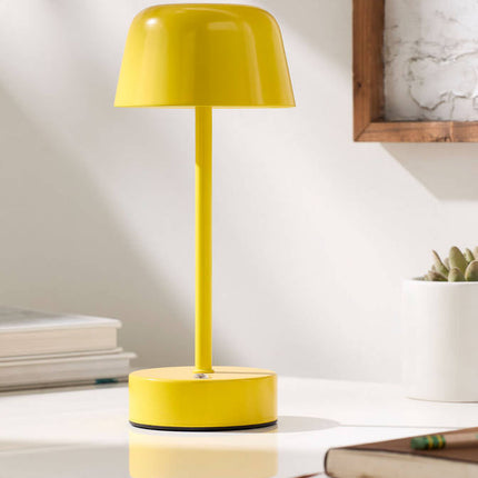 Myka Traditional Bright Yellow Table Lamp Home Decor > Lighting > Lamp > Table Lamps TriadCommerceInc