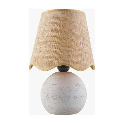 Keaira Traditional White Table Lamp Home Decor > Lighting > Lamp > Table Lamps TriadCommerceInc 12"H x 8"W x 8"D