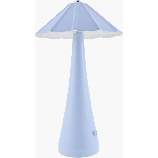 Zaynah Traditional Blue Table Lamp Home Decor > Lighting > Lamp > Table Lamps TriadCommerceInc 13"H x 7"W x 7"D