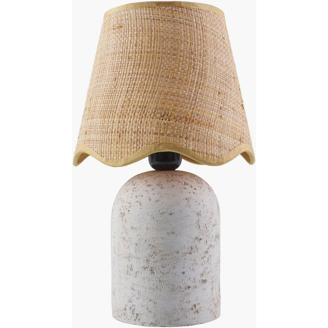 Ira Traditional White Table Lamp Home Decor > Lighting > Lamp > Table Lamps TriadCommerceInc 14"H x 8"W x 8"D