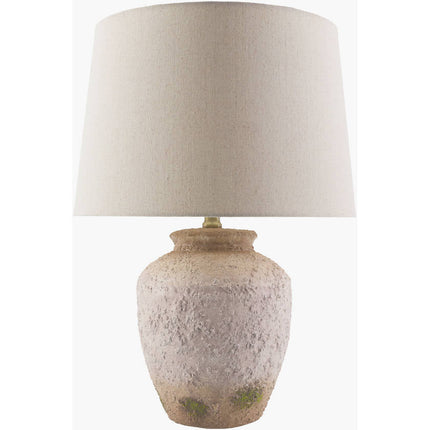 Nyasha Traditional Terracotta Table Lamp Home Decor > Lighting > Lamp > Table Lamps TriadCommerceInc 23"H x 15"W x 15"D