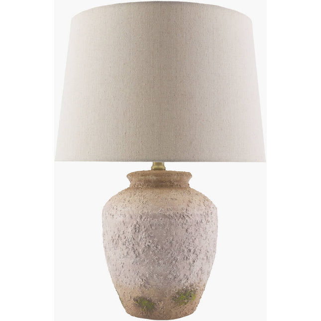Nyasha Traditional Terracotta Table Lamp Home Decor > Lighting > Lamp > Table Lamps TriadCommerceInc 23"H x 15"W x 15"D