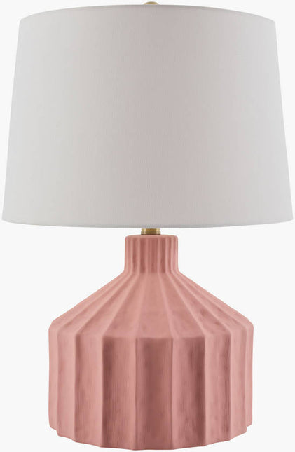 Malky Traditional Pink Table Lamp Lighting TriadCommerceInc 23"H x 15"W x 15"D