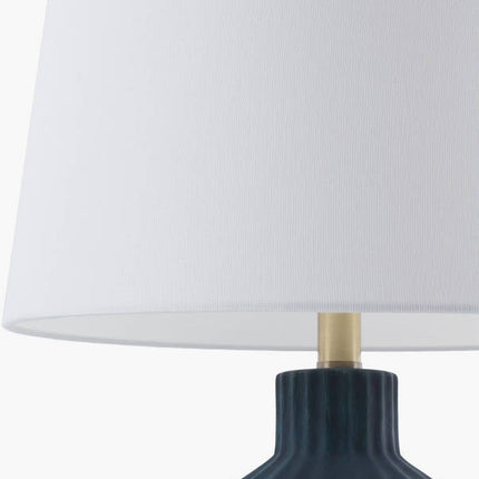 Malky Traditional Dark Blue Table Lamp Home Decor > Lighting > Lamp > Table Lamps TriadCommerceInc