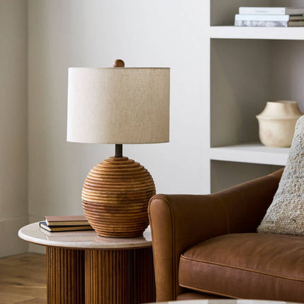 Tiffiney Rustic Brown Table Lamp Home Decor > Lighting > Lamp > Table Lamps TriadCommerceInc