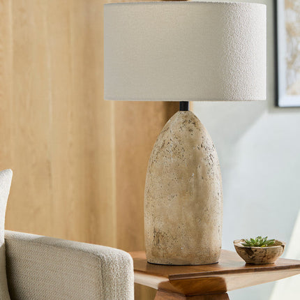 Howard Traditional Brown/White Table Lamp Lighting TriadCommerceInc