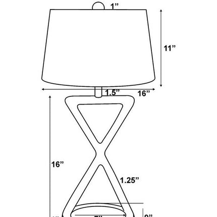 Nada Rustic Black Table Lamp Home Decor > Lighting > Lamp > Table Lamps TriadCommerceInc