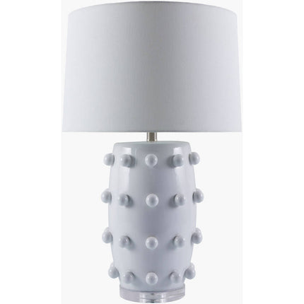 Geffrey Traditional White Table Lamp Home Decor > Lighting > Lamp > Table Lamps TriadCommerceInc 29"H x 17"W x 17"D