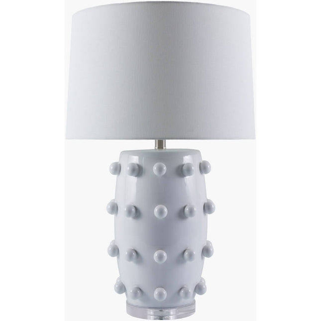 Geffrey Traditional White Table Lamp Home Decor > Lighting > Lamp > Table Lamps TriadCommerceInc 29"H x 17"W x 17"D