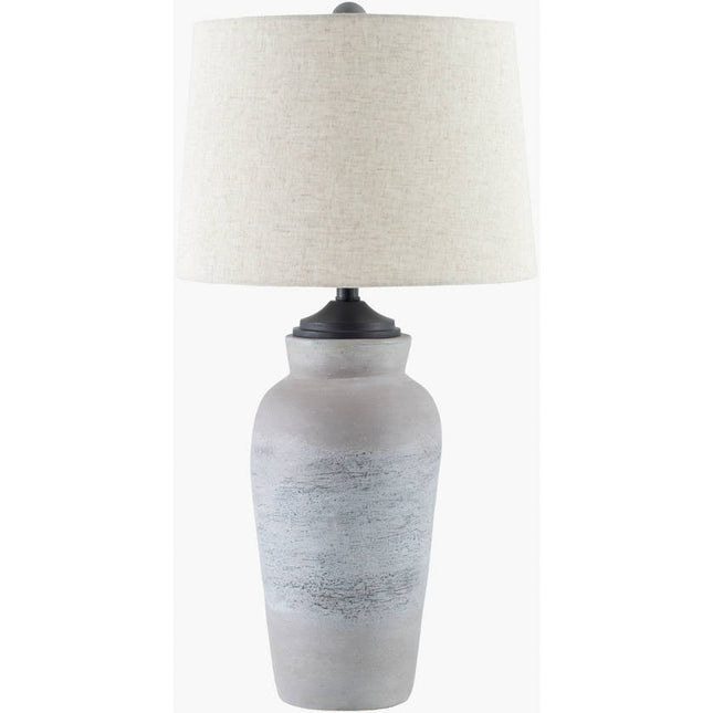 Avis Rustic Gray Table Lamp Home Decor > Lighting > Lamp > Table Lamps TriadCommerceInc 32"H x 16"W x 16"D