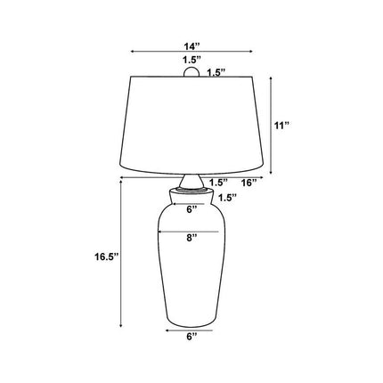 Avis Rustic Gray Table Lamp Home Decor > Lighting > Lamp > Table Lamps TriadCommerceInc