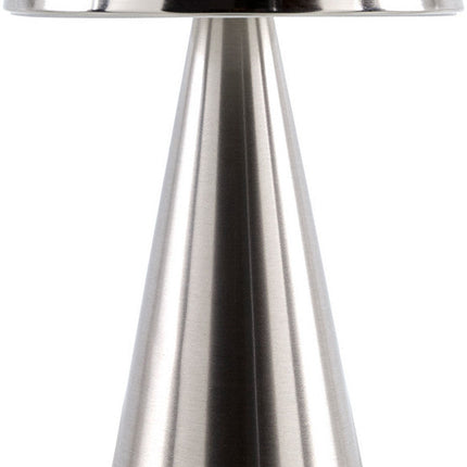 Tairra Traditional Metallic - Nickel Table Lamp Home Decor > Lighting > Lamp > Table Lamps TriadCommerceInc 9"H x 6"W x 6"D