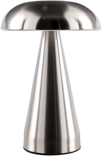 Tairra Traditional Metallic - Nickel Table Lamp Home Decor > Lighting > Lamp > Table Lamps TriadCommerceInc 9"H x 6"W x 6"D
