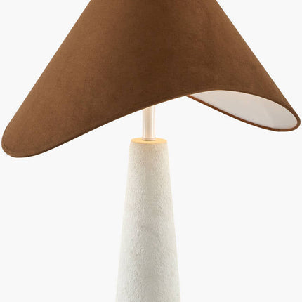 Brannon Traditional Tan/White Table Lamp Home Decor > Lighting > Lamp > Table Lamps TriadCommerceInc