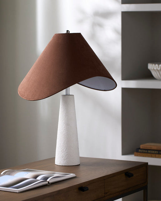 Brannon Traditional Tan/White Table Lamp Home Decor > Lighting > Lamp > Table Lamps TriadCommerceInc