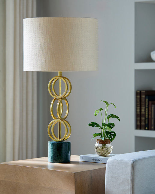 Koplik Modern Gray Table Lamp Lighting TriadCommerceInc