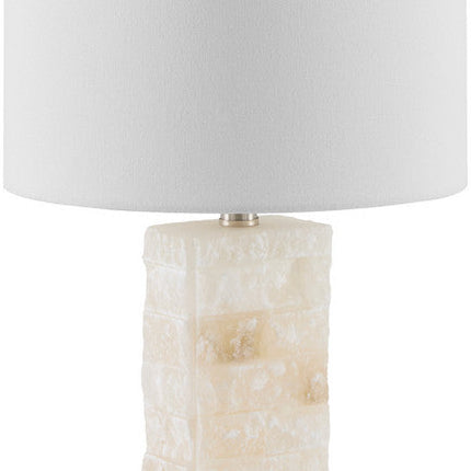 Amna Traditional Cream Table Lamp Home Decor > Lighting > Lamp > Table Lamps TriadCommerceInc 24"H x 12"W x 12"D