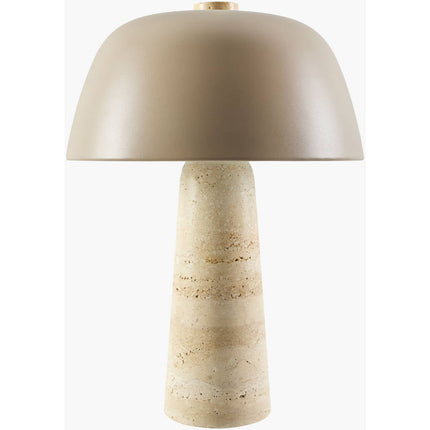Jaymar Modern Beige Table Lamp Home Decor > Lighting > Lamp > Table Lamps TriadCommerceInc 16"H x 11"W x 11"D