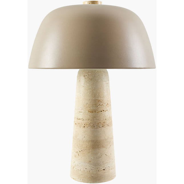 Jaymar Modern Beige Table Lamp Home Decor > Lighting > Lamp > Table Lamps TriadCommerceInc 16"H x 11"W x 11"D