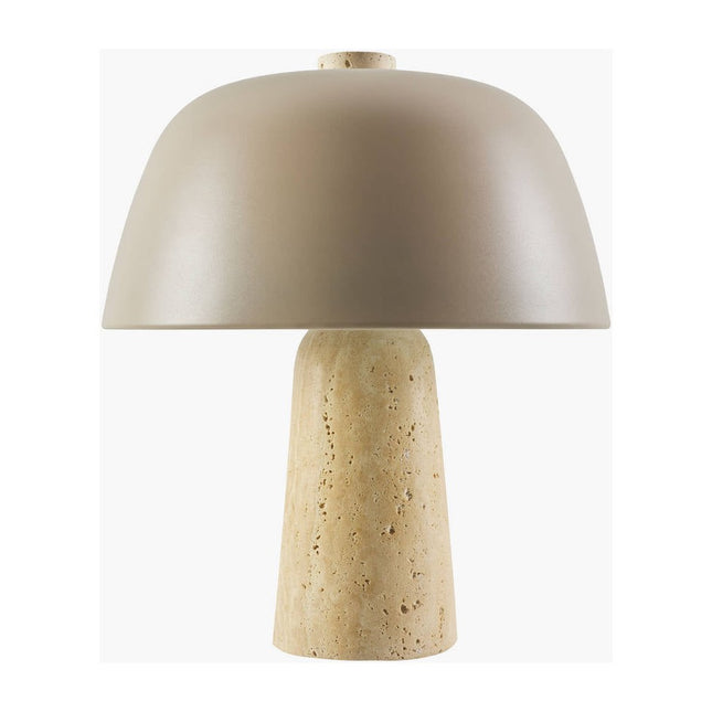 Lekeisha Modern Beige/Tan Table Lamp Home Decor > Lighting > Lamp > Table Lamps TriadCommerceInc 13"H x 11"W x 11"D