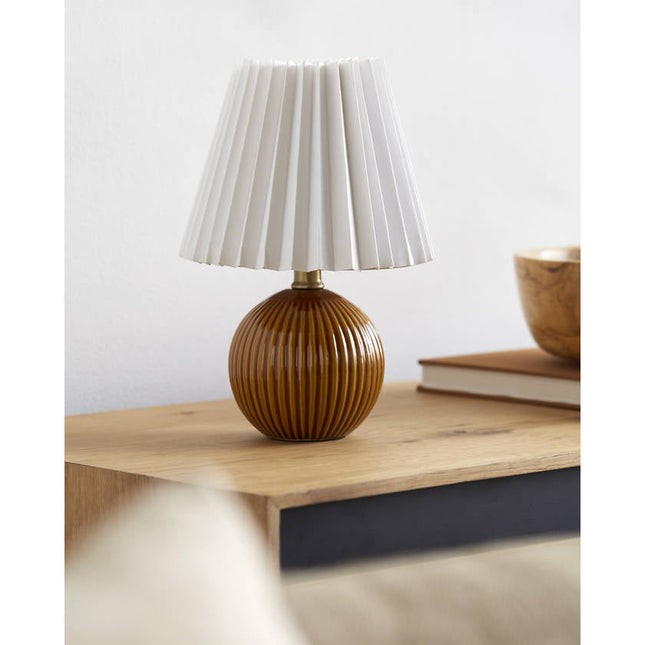 Trudie Modern Dark Brown Table Lamp Home Decor > Lighting > Lamp > Table Lamps TriadCommerceInc